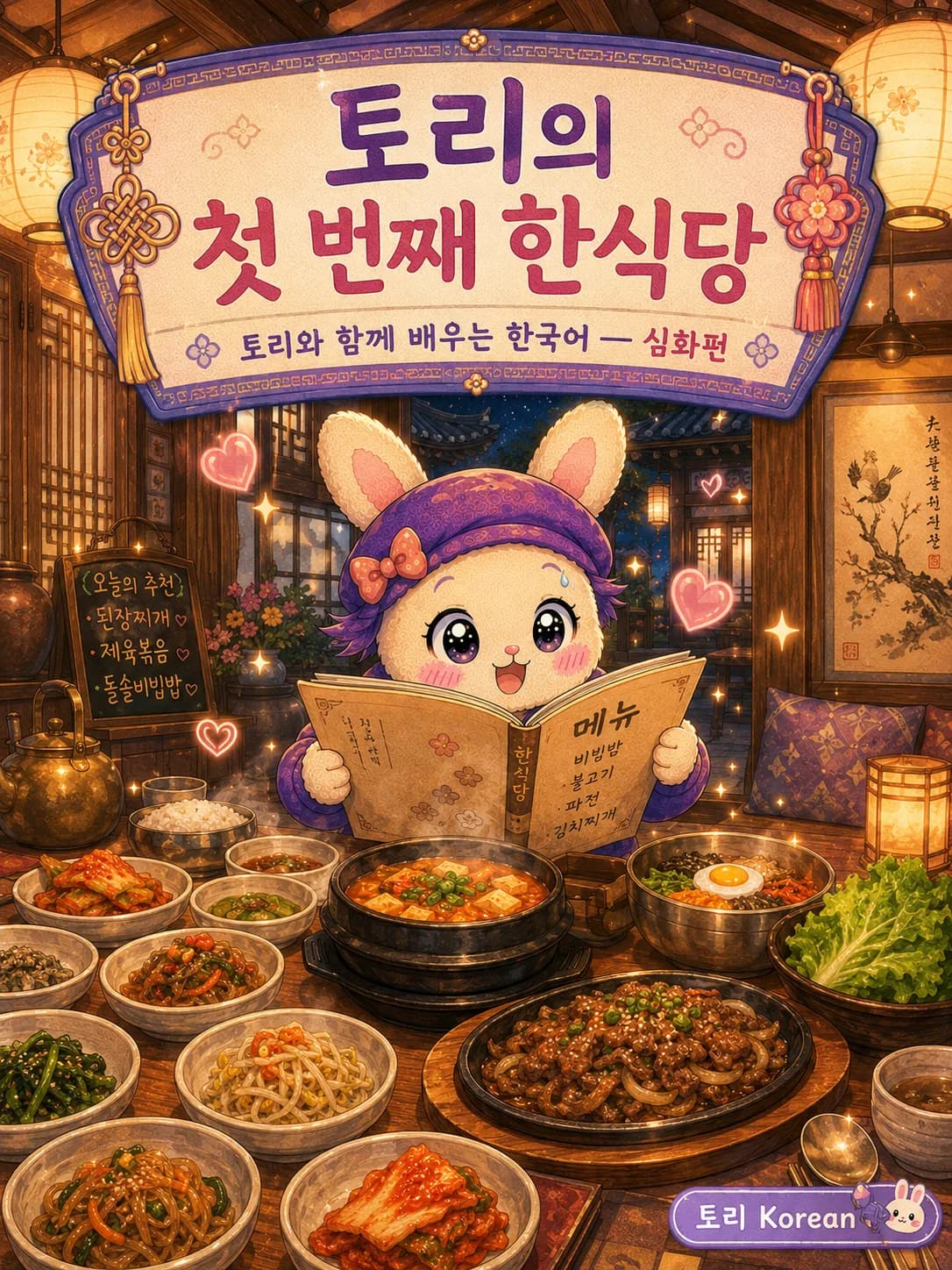 토리의 한식당 방문